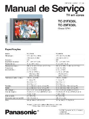Сервисная инструкция Panasonic TC-21FX30L, TC-29FX30L, GP41-Chassis ― Manual-Shop.ru