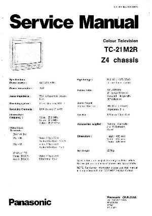 Сервисная инструкция Panasonic TC-21M2R, Z4-Chassis ― Manual-Shop.ru
