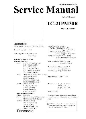 Сервисная инструкция Panasonic TC-21PM30R, MX-7 ― Manual-Shop.ru