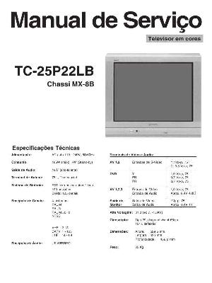Сервисная инструкция Panasonic TC-25P22LB, MX-8B-Chassis ― Manual-Shop.ru