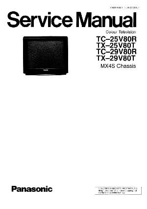 Сервисная инструкция Panasonic TC-25V80R, TC-29V80R ― Manual-Shop.ru