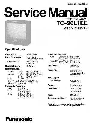 Сервисная инструкция Panasonic TC-26L1EE ― Manual-Shop.ru