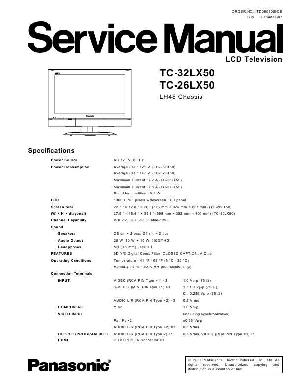 Сервисная инструкция Panasonic TC-26LX50, TC-32LX50 LH48 ― Manual-Shop.ru