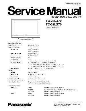 Сервисная инструкция Panasonic TC-26LX70, TC-32LX70, LH65A-Chassis ― Manual-Shop.ru