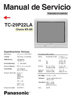 Сервисная инструкция Panasonic TC-29P22LA ― Manual-Shop.ru