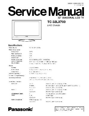 Сервисная инструкция Panasonic TC-32LX700, LH65, CHASSIS ― Manual-Shop.ru