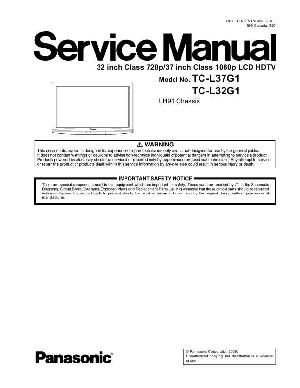 Сервисная инструкция Panasonic TC-L32, TC-L37G1, LH91 chassis ― Manual-Shop.ru