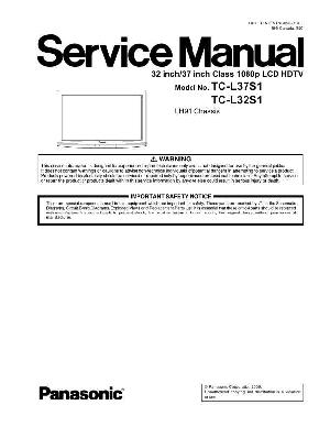 Сервисная инструкция Panasonic TC-L32, TC-L37S1, LH91 chassis ― Manual-Shop.ru