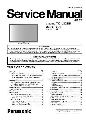 Сервисная инструкция Panasonic TC-L32E5, LA35 ― Manual-Shop.ru