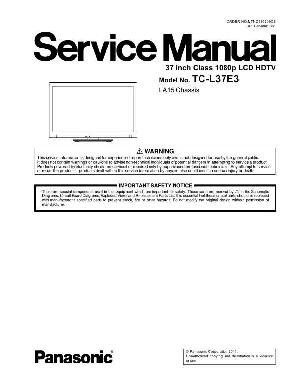 Сервисная инструкция Panasonic TC-L37E3 ― Manual-Shop.ru