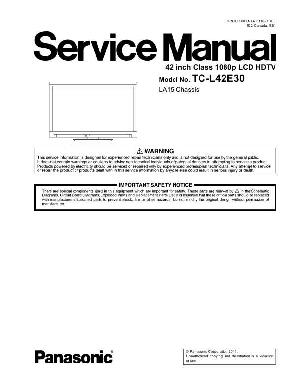 Сервисная инструкция Panasonic TC-L42E30 ― Manual-Shop.ru