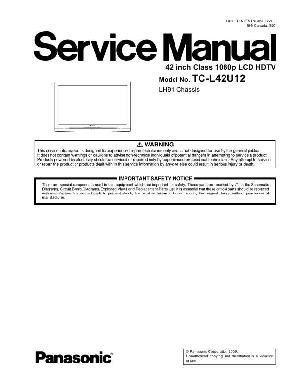 Сервисная инструкция Panasonic TC-L42U12, LH91 chassis ― Manual-Shop.ru