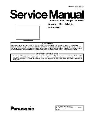 Сервисная инструкция Panasonic TC-L65E60, LA41 ― Manual-Shop.ru