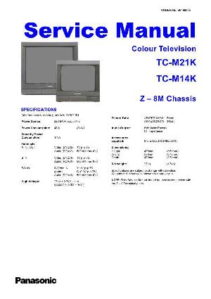 Сервисная инструкция Panasonic TC-M14, TC-M21K, Z-8M-Chassis ― Manual-Shop.ru