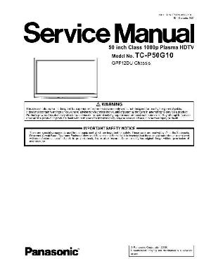Сервисная инструкция Panasonic TC-P50G10 ― Manual-Shop.ru
