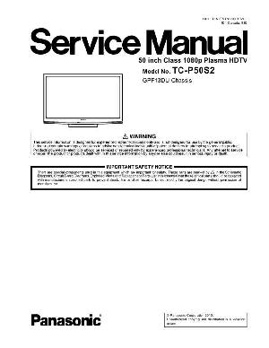 Сервисная инструкция Panasonic TC-P50S2, GPF13DU ― Manual-Shop.ru