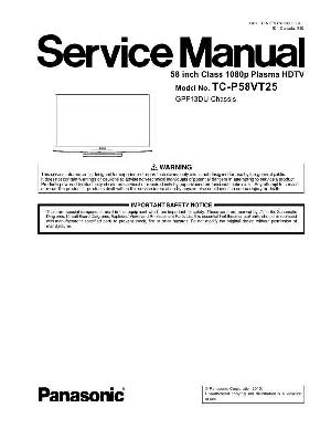 Service manual Panasonic TC-P58VT25 ― Manual-Shop.ru
