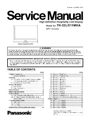 Сервисная инструкция Panasonic TH-32LR11MKA ― Manual-Shop.ru