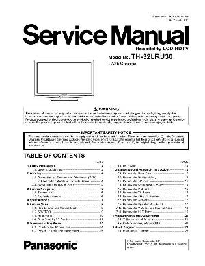 Service manual Panasonic TH-32LRU30 ― Manual-Shop.ru