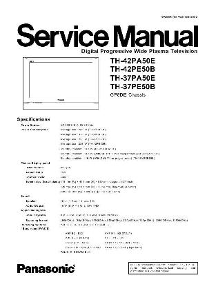 Сервисная инструкция Panasonic TH-37PA50E, TH-37PE50B ― Manual-Shop.ru