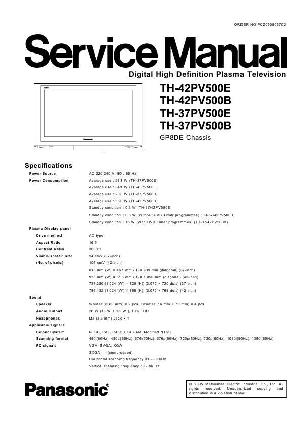 Сервисная инструкция Panasonic TH-37PV500B, TH-37PV500E, TH-42PV500B, TH-42PV500E ― Manual-Shop.ru