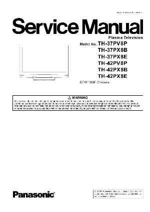 Service manual Panasonic TH-37PV8P, TH-37PX8E, TH-42PV8P, TH-42PX8E, GPH11DE ― Manual-Shop.ru