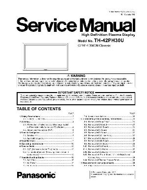 Сервисная инструкция Panasonic TH-42PH30U, GPD14DMON ― Manual-Shop.ru
