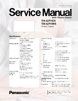 Сервисная инструкция Panasonic TH-42PHD5 ― Manual-Shop.ru