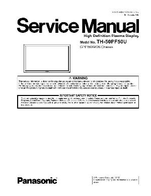 Service manual Panasonic TH-50PF50U GPF15DMON ― Manual-Shop.ru