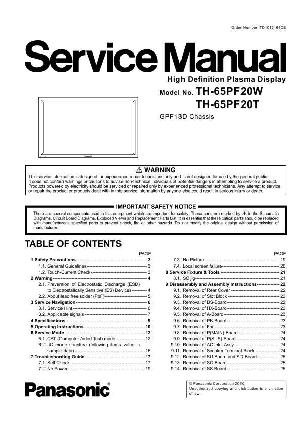 Service manual Panasonic TH-65PF20, GPF13D ― Manual-Shop.ru
