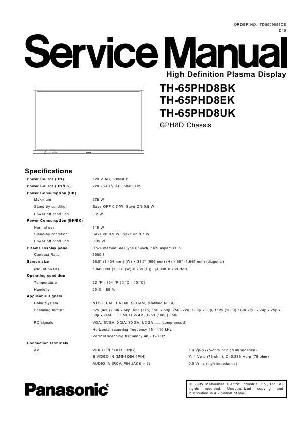 Сервисная инструкция Panasonic TH-65PHD8BK ― Manual-Shop.ru