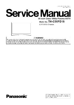 Service manual Panasonic TH-C50FD18 GPF11DU ― Manual-Shop.ru