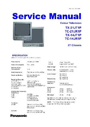 Сервисная инструкция Panasonic TX-14JT1P, TX-21JT1P ― Manual-Shop.ru
