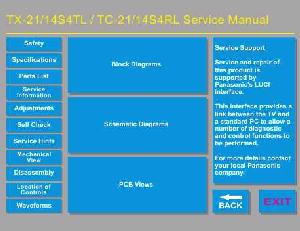 Сервисная инструкция Panasonic TX-14S4TL, TX-21S4TL ― Manual-Shop.ru