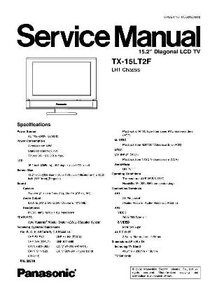 Сервисная инструкция Panasonic TX-15LT2F, LH1-Chassis ― Manual-Shop.ru