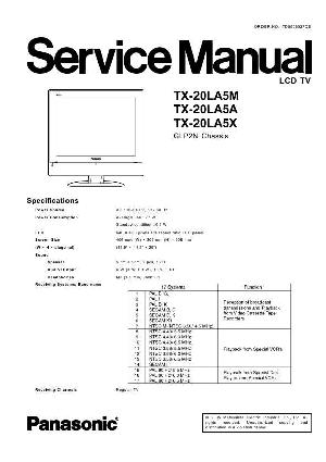 Сервисная инструкция Panasonic TX-20LA5 ― Manual-Shop.ru