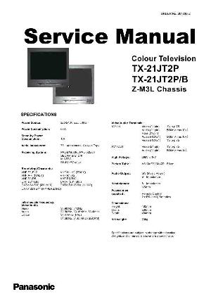 Сервисная инструкция Panasonic TX-21JT2P ― Manual-Shop.ru