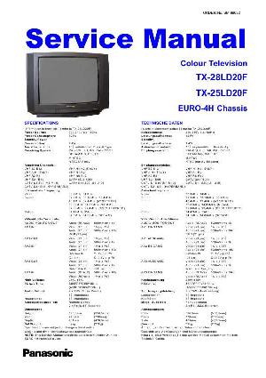 Сервисная инструкция Panasonic TX-25LD20F, TX-28LD20F ― Manual-Shop.ru