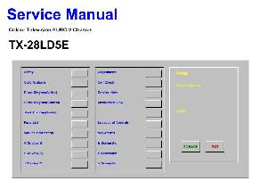 Сервисная инструкция Panasonic TX-28LD5E ― Manual-Shop.ru