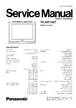 Сервисная инструкция Panasonic TX-29P180T ― Manual-Shop.ru