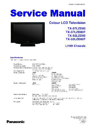 Service manual Panasonic TX-32LZD80F, TX-37LZD80F  ― Manual-Shop.ru