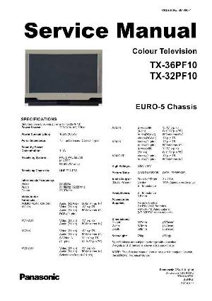 Сервисная инструкция Panasonic TX-32PF10 ― Manual-Shop.ru