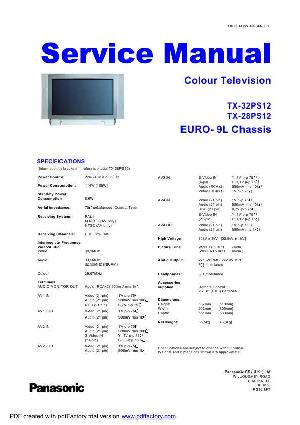 Сервисная инструкция Panasonic TX-32PS12 ― Manual-Shop.ru
