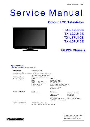 Service manual Panasonic TX-L32U10, TX-L37U10, GLP24-Chassis ― Manual-Shop.ru
