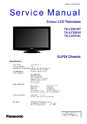 Сервисная инструкция Panasonic TX-L32X10, TX-LF32X10, GLP24-Chassis ― Manual-Shop.ru