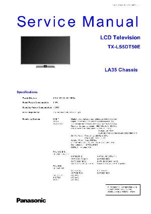 Сервисная инструкция Panasonic TX-L55DT50 LA35 ― Manual-Shop.ru