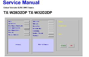 Сервисная инструкция Panasonic TX-W28D2DP, TX-W32D2DP ― Manual-Shop.ru