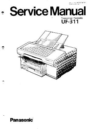 Сервисная инструкция Panasonic UF-311 ― Manual-Shop.ru