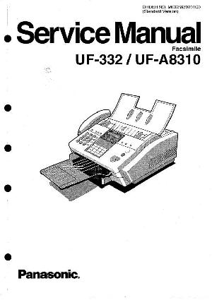 Сервисная инструкция Panasonic UF-332, UF-A8310 ― Manual-Shop.ru