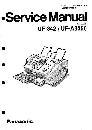 Service manual Panasonic UF-342, UF-A8350 ― Manual-Shop.ru